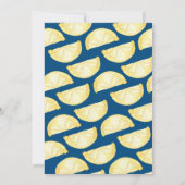 レモンママズメインスクイーズ赤ちゃんシャワー招待状 招待状 (裏面)