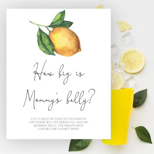 レモンマミーのベリーゲームはどのぐらいの大きさだ ポスター