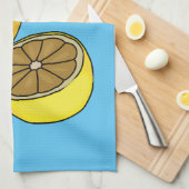 レモンマンガイラストレーション キッチンタオル (四つ折り)