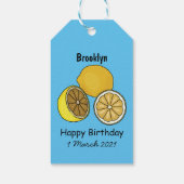 レモンマンガイラストレーション ギフトタグ (裏面)