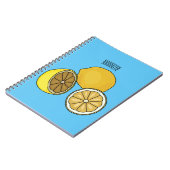 レモンマンガイラストレーション ノートブック (左側)