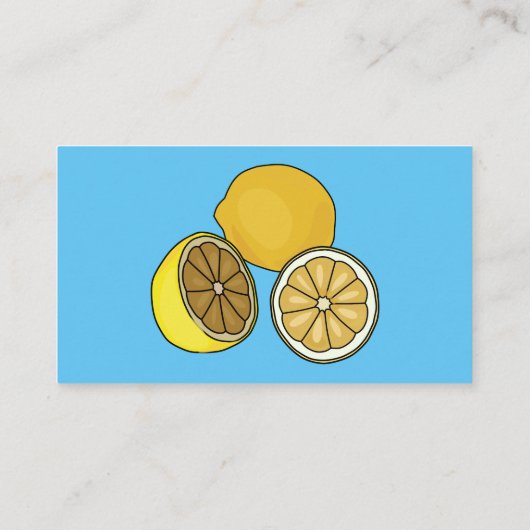 レモンマンガイラストレーション 名刺 (裏面)