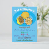 レモンマンガイラストレーション 招待状 (スタンド正面)