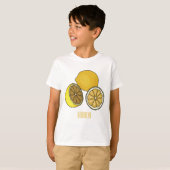 レモンマンガイラストレーション Tシャツ (正面フル)
