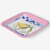 レモンマージャンピンク ペーパープレート (傾斜あり)