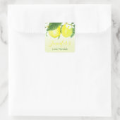 レモンマーマレーパーソナライズされたドキャニングジャー スクエアシール (バッグ)