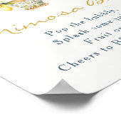 レモンミモサバーポスター ポスター (角)