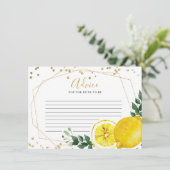 レモンメインスクイーズアドバイスカード アドバイスカード (スタンド正面)