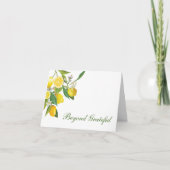 レモンメインスクイーズサンキューカード サンキューカード (正面)