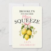 レモンメインスクイーズバチェロレッテ招待状 招待状 (裏面)