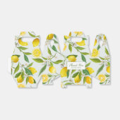 レモンメインスクイーズブライダルシャワーお気に入りボックス フェイバーボックス (折り畳みなし)