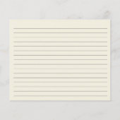 レモンメインスクイーズブライダルシャワーレシピカード (裏面)