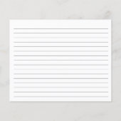 レモンメインスクイーズブライダルシャワーレシピカード (裏面)