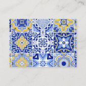 レモンメインスクイーズブライダルシャワーレシピ エンクロージャーカード (裏面)