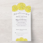 レモンメインスクイーズブライダルシャワー オールインワン招待状 (内側)