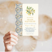 レモンメインスクイーズブライダルシャワー 招待状