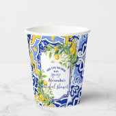 レモンメインスクイーズブライダルシャワー 紙コップ (正面)