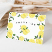 レモンメインスクイーズ折り畳みサンキューカード サンキューカード
