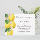 レモンメイン地中海のスクイーズブライダルシャワー 招待状 (スタンド正面)