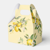 レモンメイン絞り1歳の誕生日パーティー フェイバーボックス (裏面サイド)