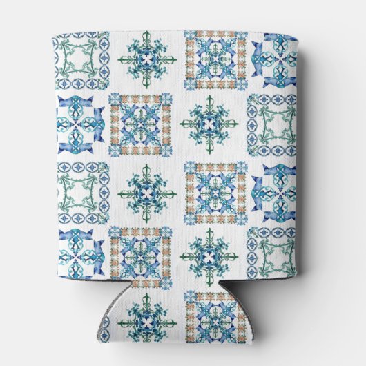 レモンメディテラパターンカスタムウェディングクーラーボックス 缶クーラー (裏面)