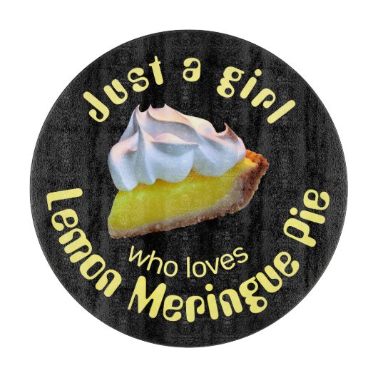 レモンメレンゲのパイが大好きな女の子 カッティングボード (正面)