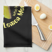 レモンメレンゲのパイが大好きな女の子 キッチンタオル (四つ折り)