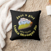 レモンメレンゲのパイが大好きな女の子 クッション (ブランケット)