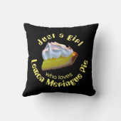 レモンメレンゲのパイが大好きな女の子 クッション (裏面)