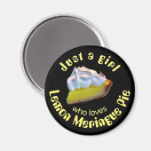 レモンメレンゲのパイが大好きな女の子 マグネット (正面/裏面)