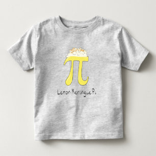 レモンメレンゲパイかわいい数学キッズトドラーTシャツ トドラーTシャツ