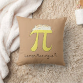 レモンメレンゲパイかわいい数学パイ日枕 クッション (ブランケット)