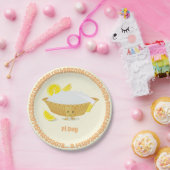 レモンメレンゲパイパイピデイ|紙プレート ペーパープレート (パーティー)