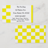 レモンメレンゲパイ色 名刺 (正面/裏面)