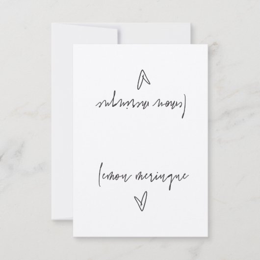 レモンメレンゲ食品ラベルテントカード (正面)