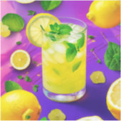 レモンモックカラフルテール シール (正面)