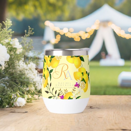 レモンモノグラムイエロー (ウェディング)