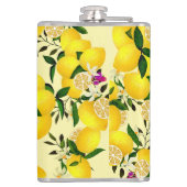 レモンモノグラムイエロー フラスク (裏面)
