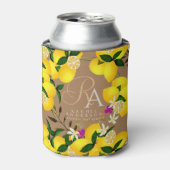 レモンモノグラムブラウン 缶クーラー (缶正面)