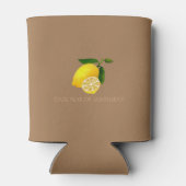 レモンモノグラムブラウン 缶クーラー (裏面)