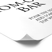 レモンモモザバーベビーシャワーSiGn ポスター (角)