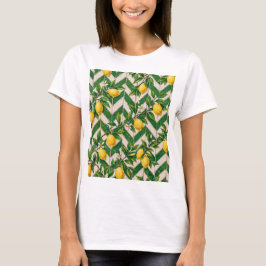 レモンモロッコタイル Tシャツ