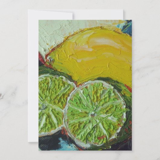 レモンライムの招待状 招待状 (正面)