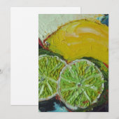 レモンライムの招待状 招待状 (正面/裏面)