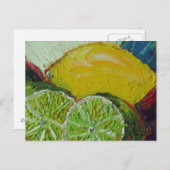 レモンライムはがき ポストカード (正面/裏面)