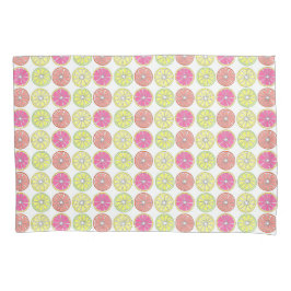 レモンライムグレープフルーツ柑橘類フルーツスライス 枕カバー