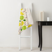 レモンライムココナッツとミント幸せな陽気なパターン シェルパブランケット (インサイチュ)