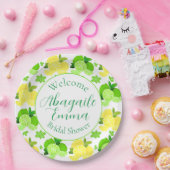 レモンライムサニーシトラスブライダルシャワー招待 ペーパープレート (パーティー)