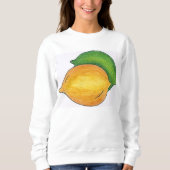 レモンライムシトラスフルーツレモンライムスウェットシャツ スウェットシャツ (正面)
