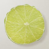 レモンライムスライス ラウンドクッション (裏面)